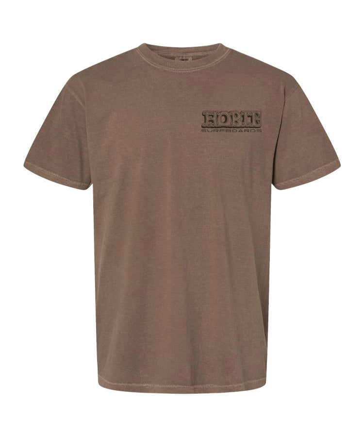 Hobie Vintage Label Tee - Espresso