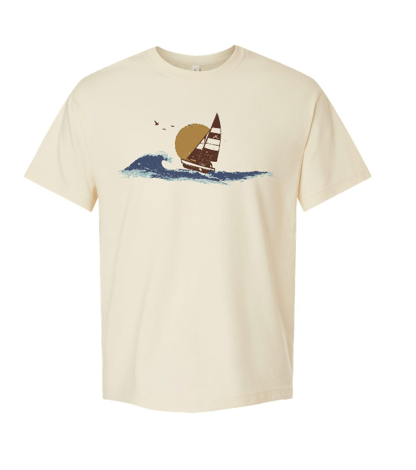 Hobie Wave Jump Tee - Natural