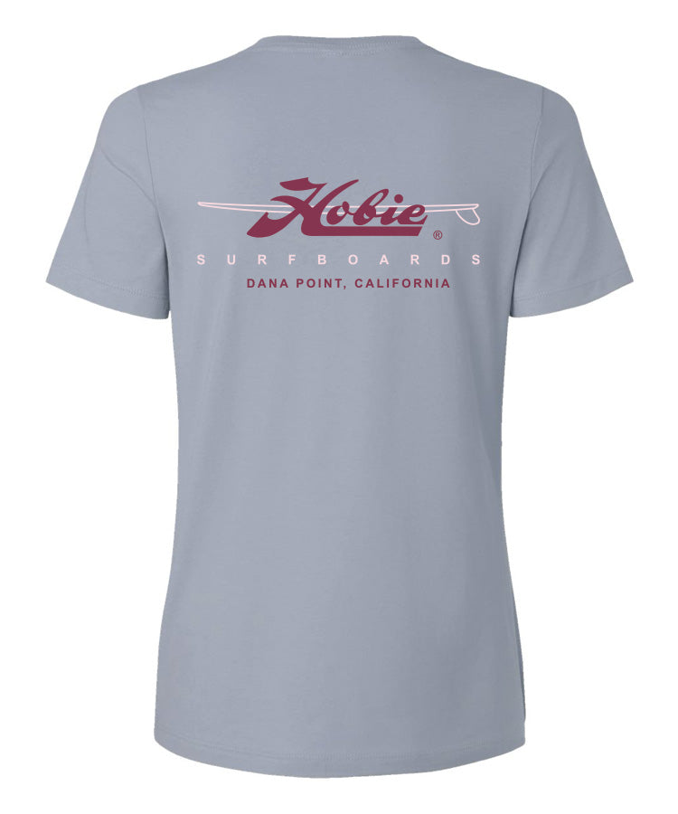 Hobie Women's Classic Dana Point Heavyweight Tee - Vintage Denim