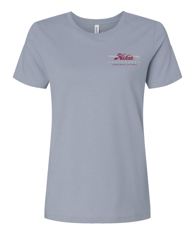 Hobie Women's Classic Laguna Beach Heavyweight Tee - Vintage Denim