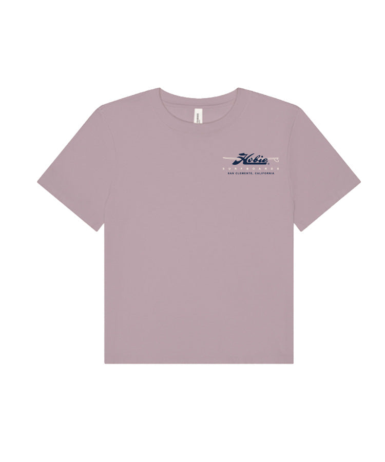 Hobie Women's Classic San Clemente Heavyweight Tee - LVIOLET