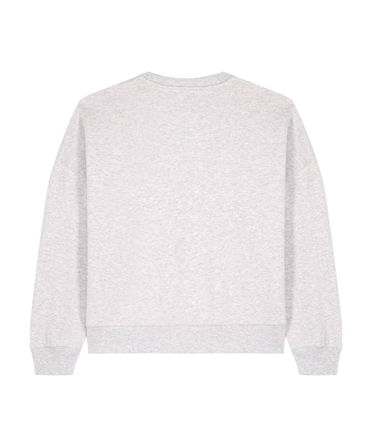 Hobie Women's Leopard Diamond Crew - Heather Grey