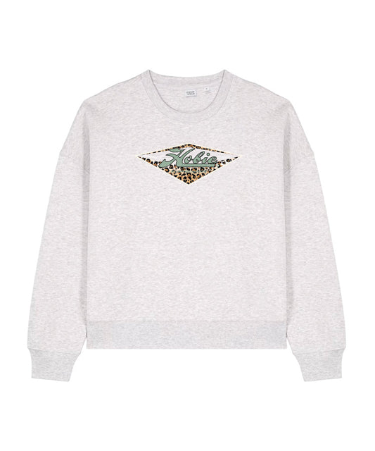 Hobie Women's Leopard Diamond Crew