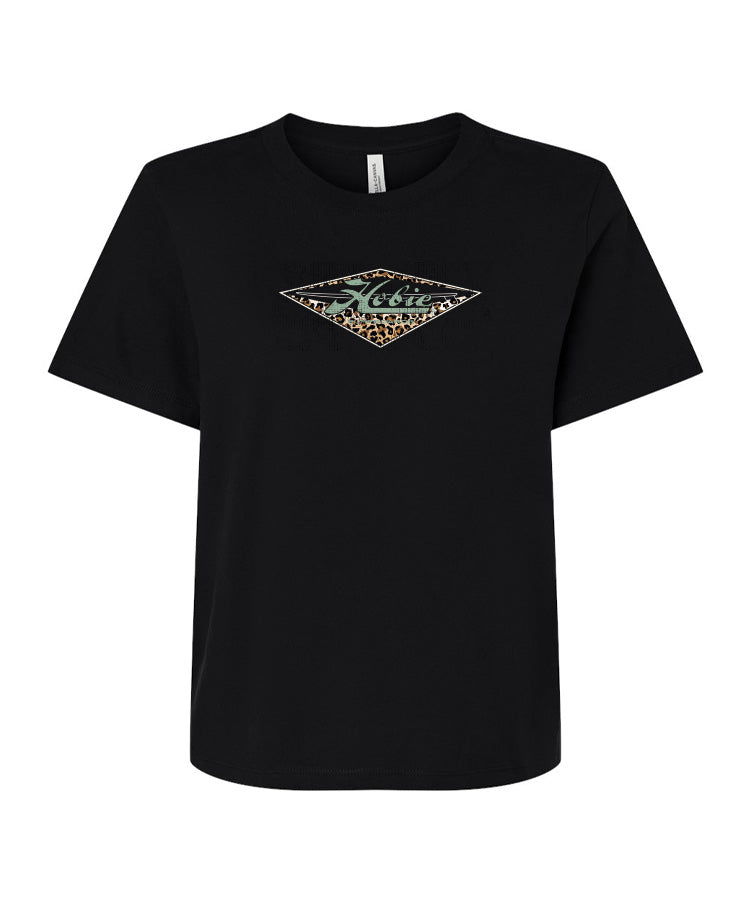 Hobie Women's Leopard Diamond Tee