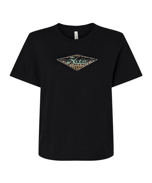 Hobie Women's Leopard Diamond Tee