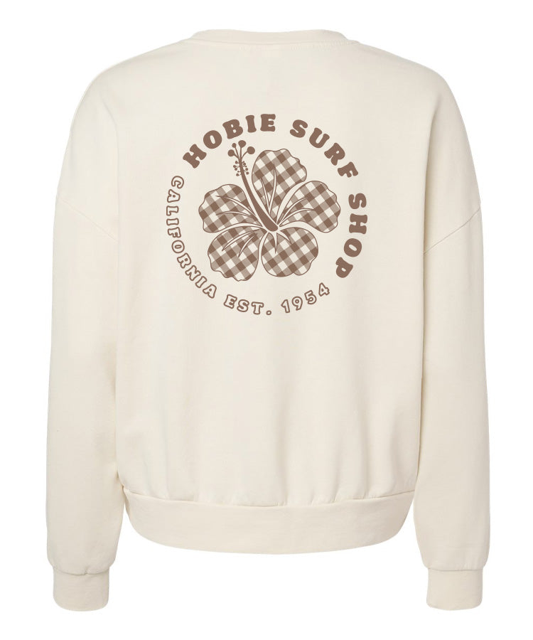 Hobie Women's Palaka Hibiscus Crew