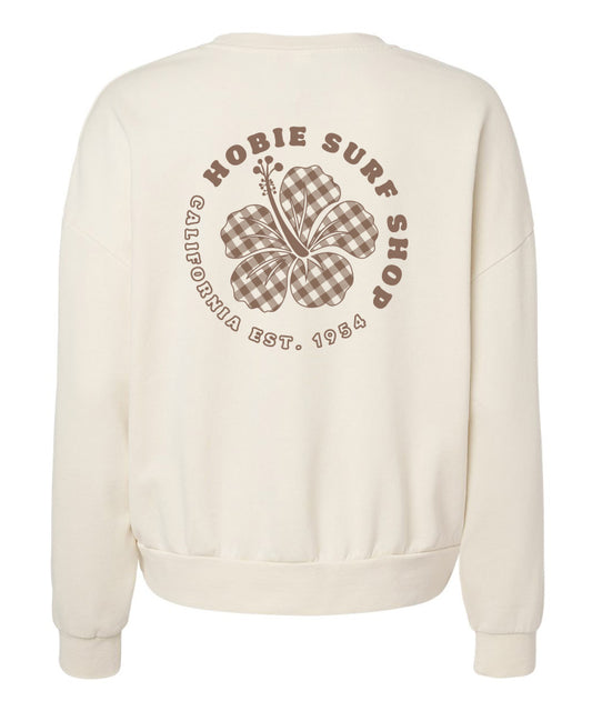 Hobie Women's Palaka Hibiscus Crew