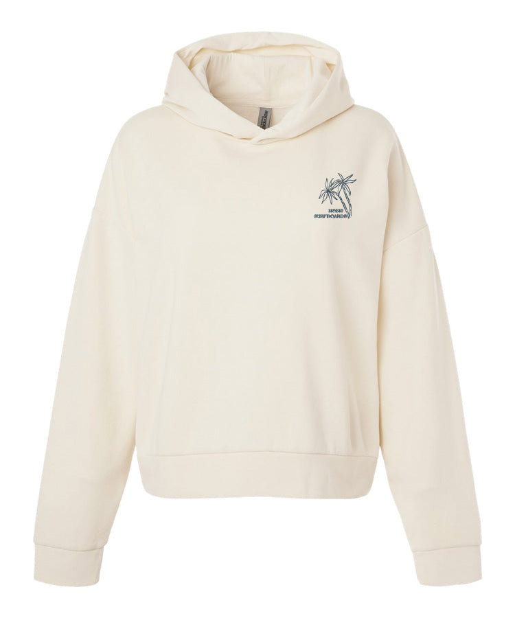 Hobie Women's Palms Hoodie - Bone