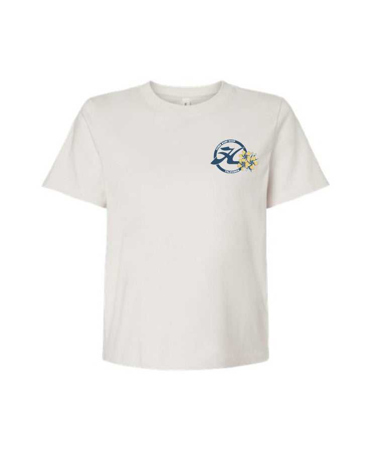Hobie Women's Plumeria Tee - Vintage White