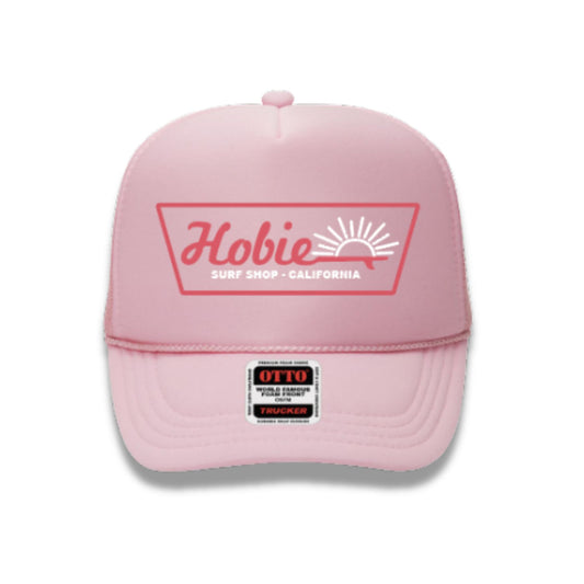 Hobie Women's Rising Sun Trucker Hat - Super Pink
