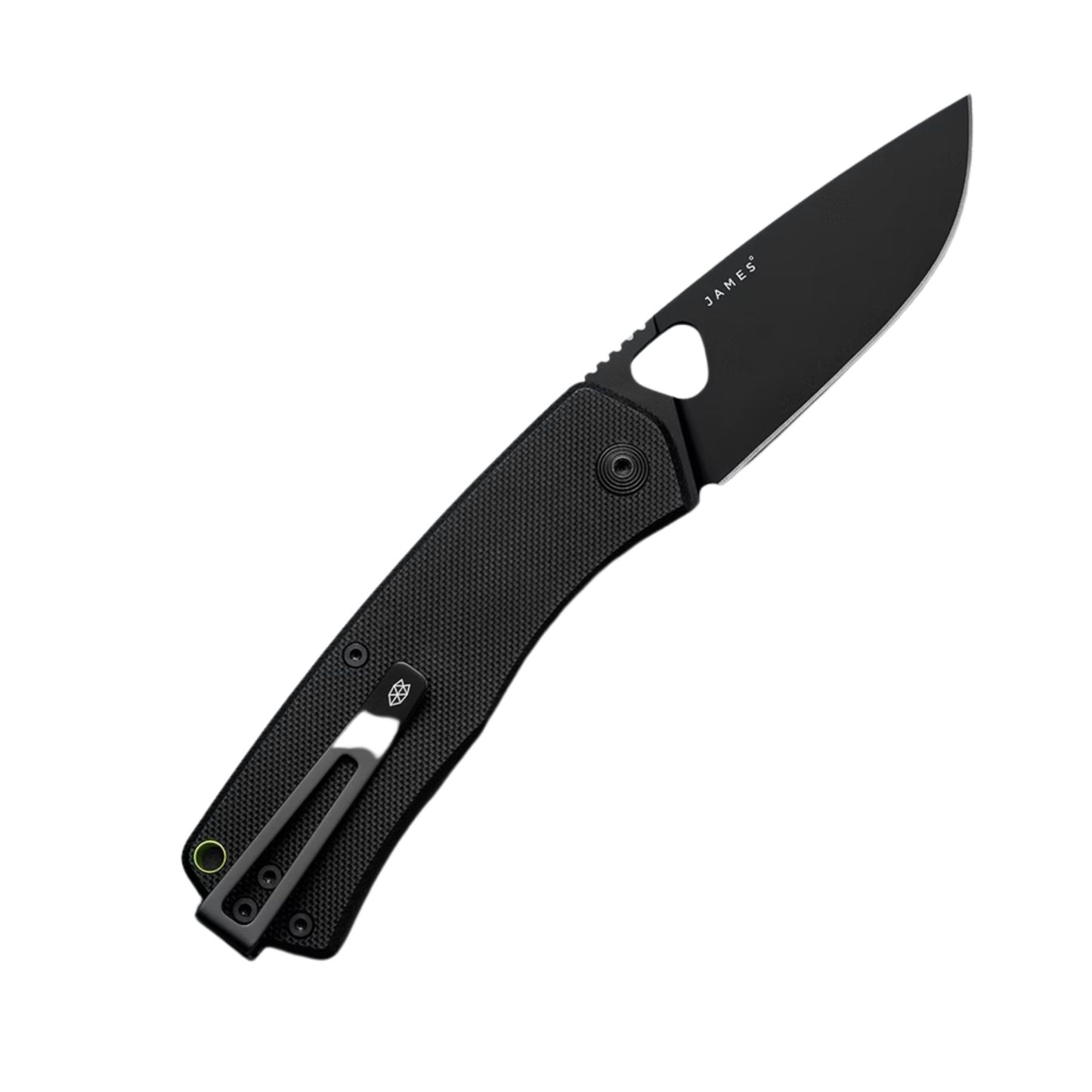 James Brand Folsom Black + Black Pocket Knife - Black/Black