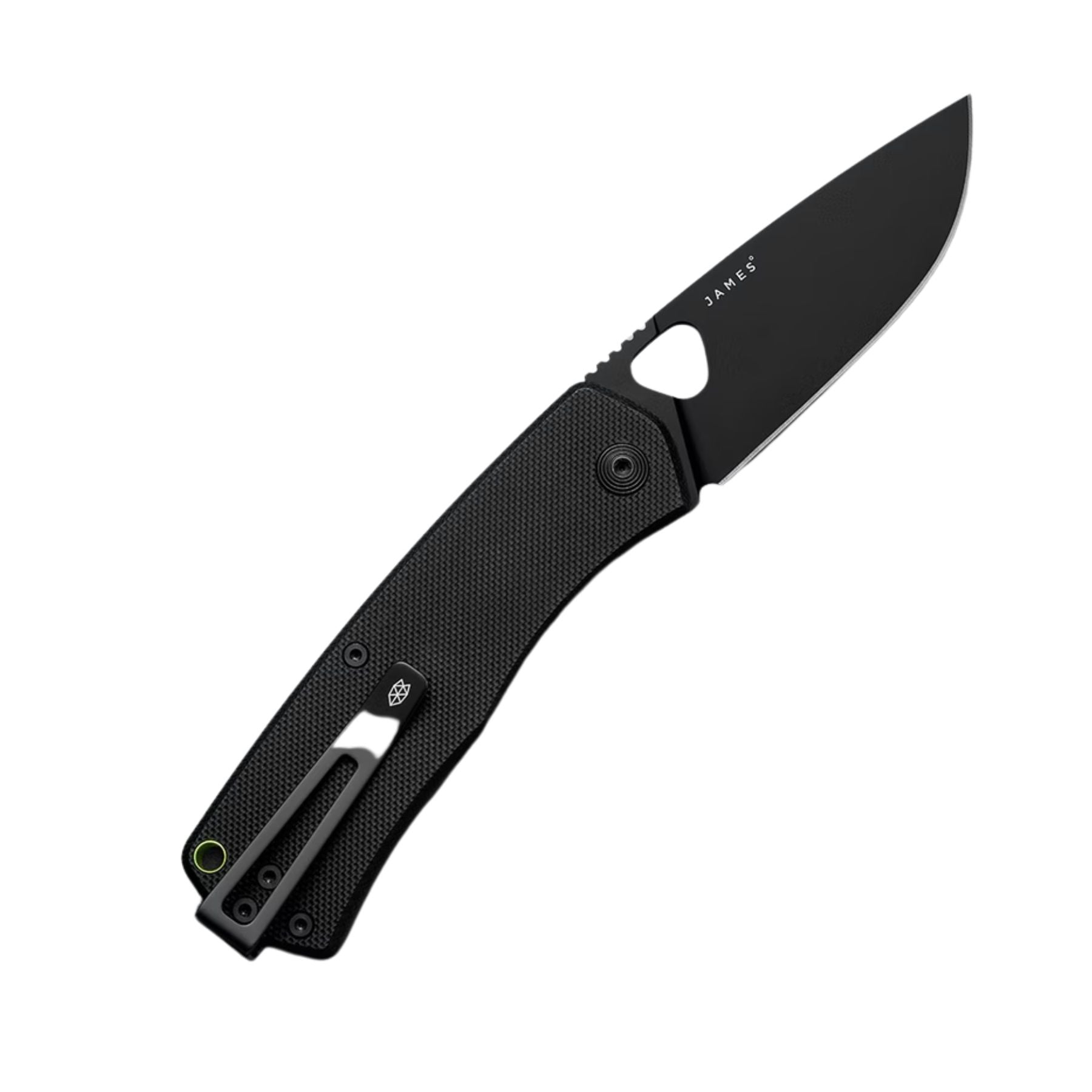 James Brand Folsom Black + Black Pocket Knife - Black/Black
