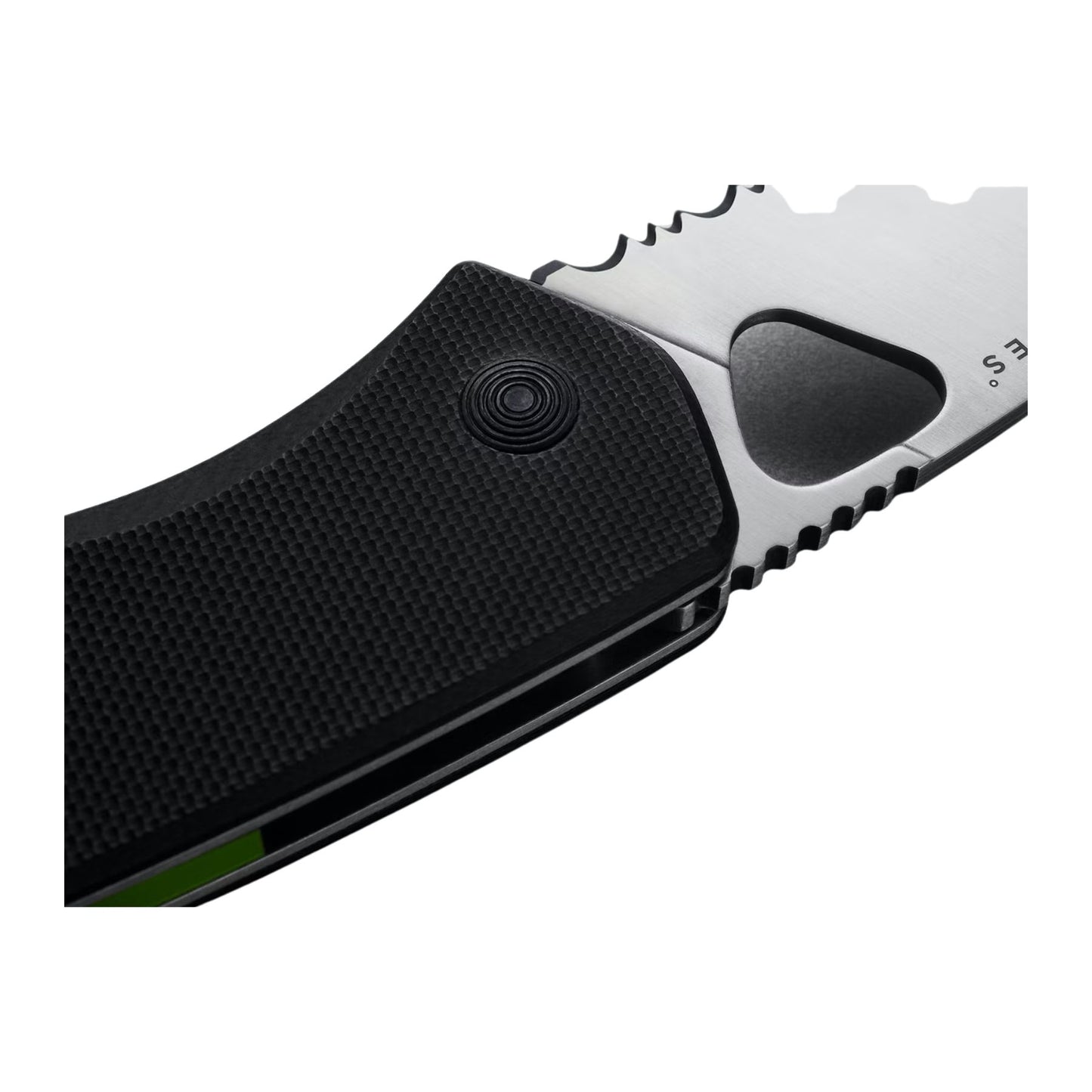 James Brand Folsom Black + Stainless Serrated Pocket Knife - Black + Stainless Steel