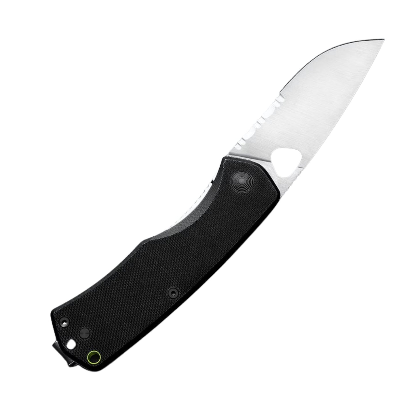 James Brand Folsom Black + Stainless Serrated Pocket Knife