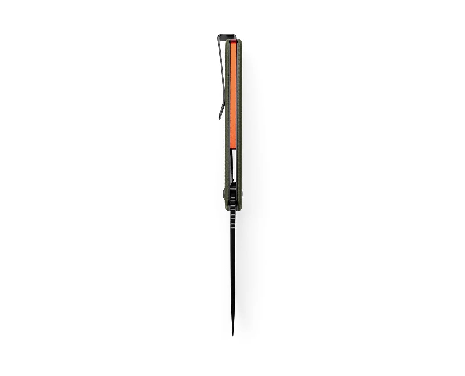 James Brand Folsom OD Green + Orange + Black Knife 