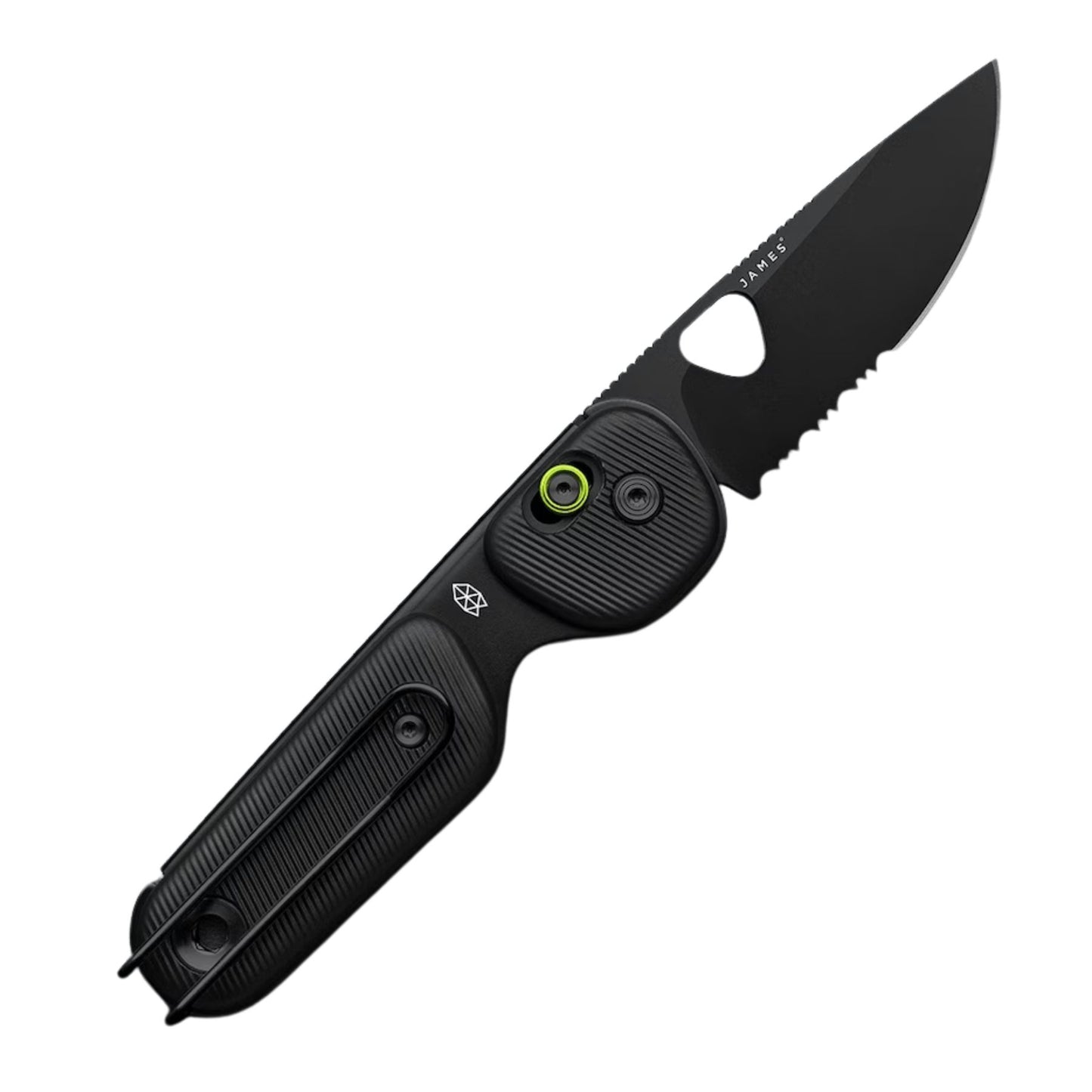 James Brand Redstone Black + Black Pocket Knife - Black/Black