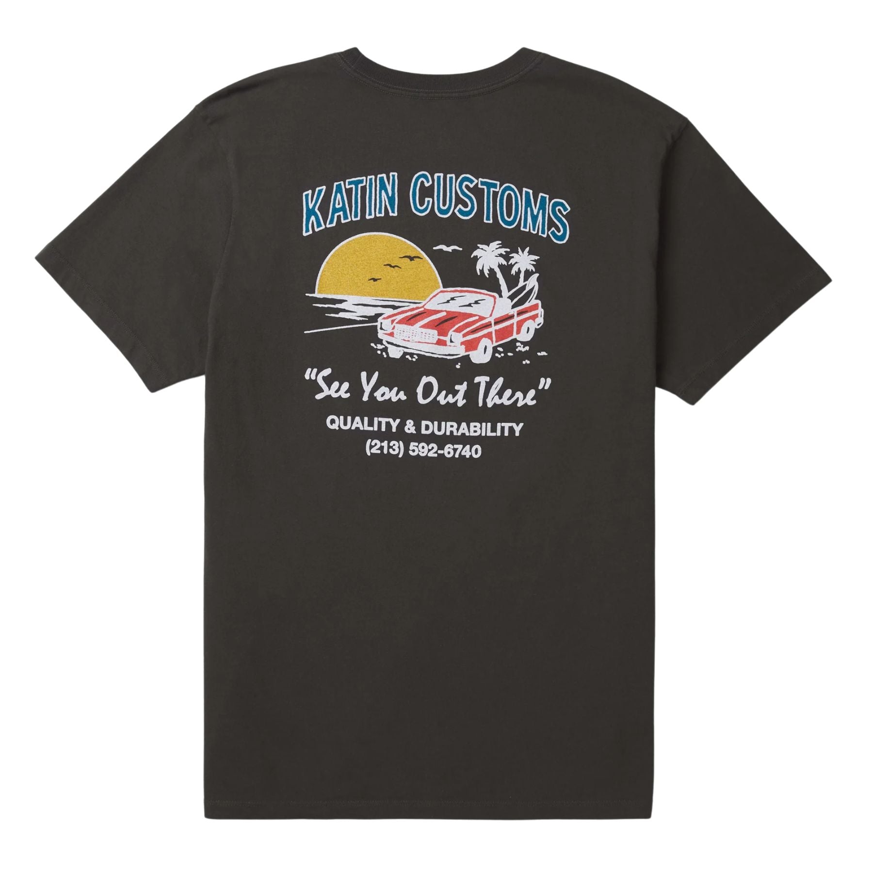 Katin Alamitos Tee - Black Wash