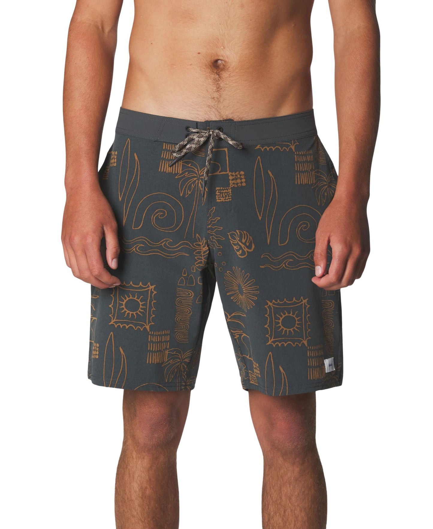Katin Otg Habitat Surf Trunk - Black Wash