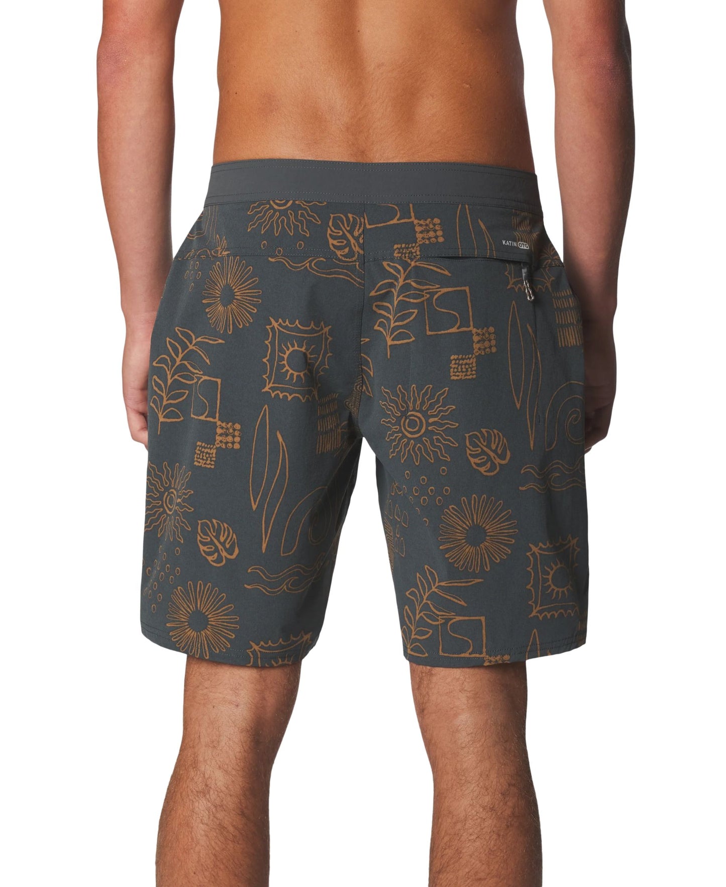 Katin Otg Habitat Surf Trunk - Black Wash