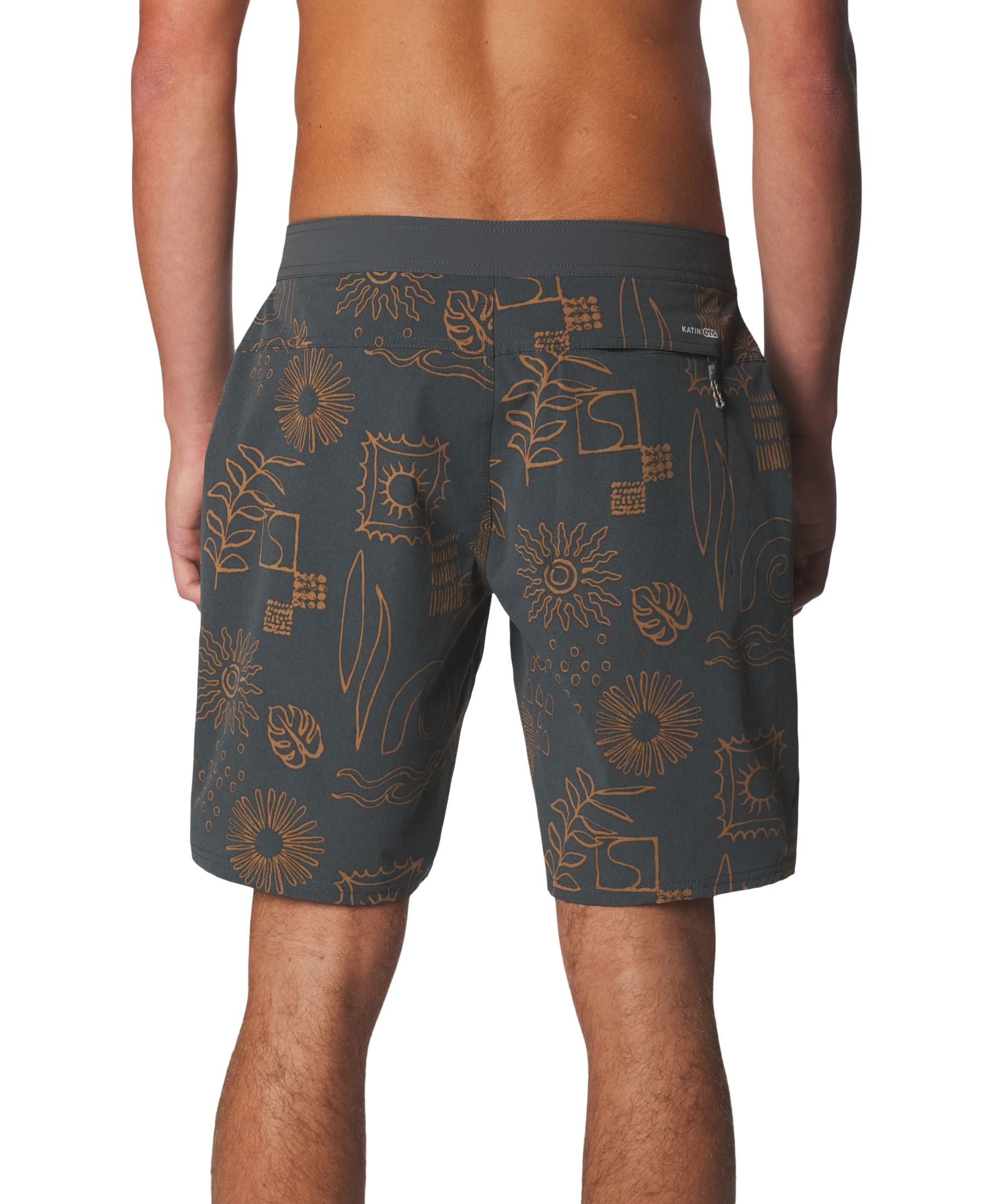 Katin Otg Habitat Surf Trunk - Black Wash