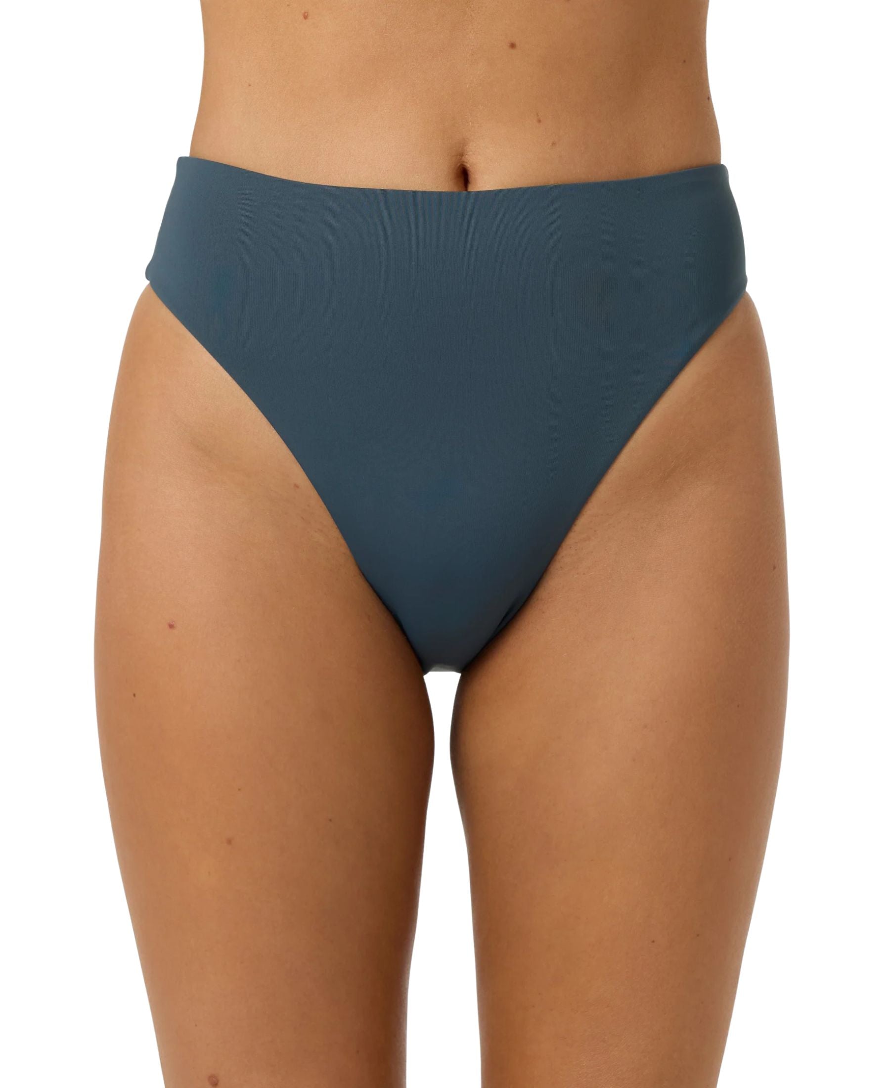 O'Neill Saltwater Solids Max High Waist Full Bottoms - SLATE