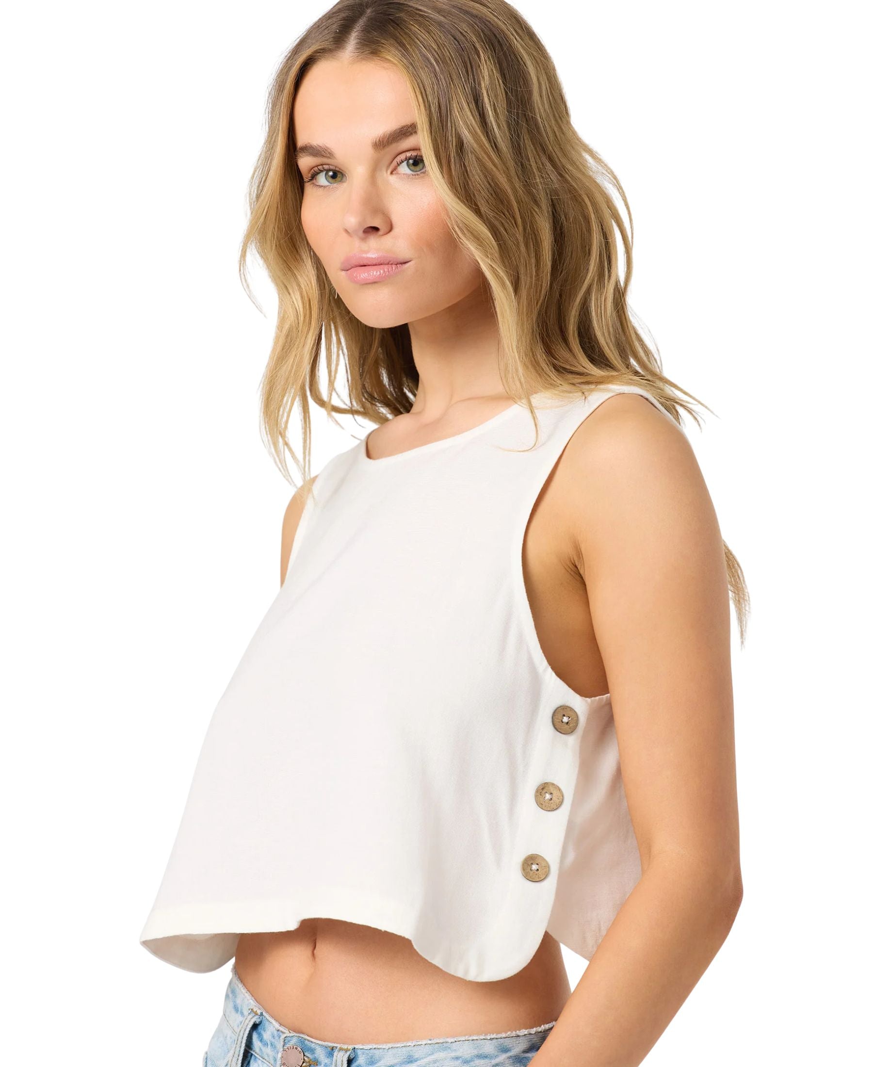 O'Neill Sanders Tank - White