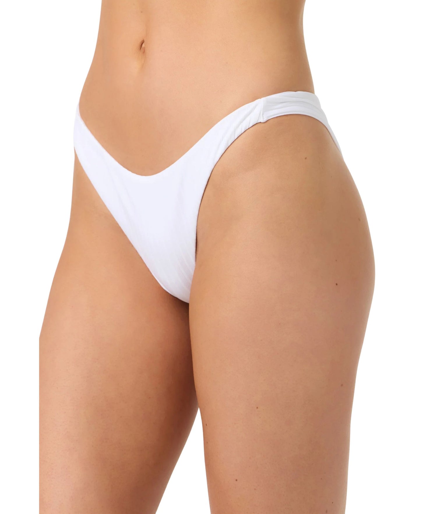 O'Neill Shorebreak Rib Hermosa Skimpy Bottoms - White