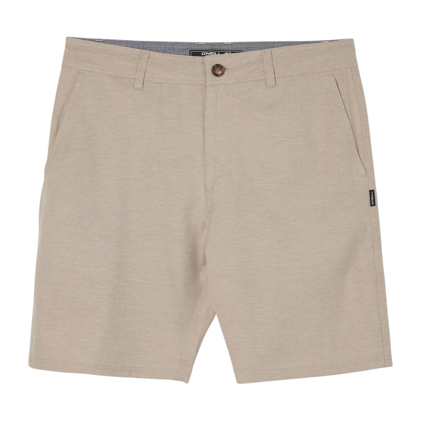 O'neill Reserve Light Check Hybrid Shorts - 19"  - Dark Khaki