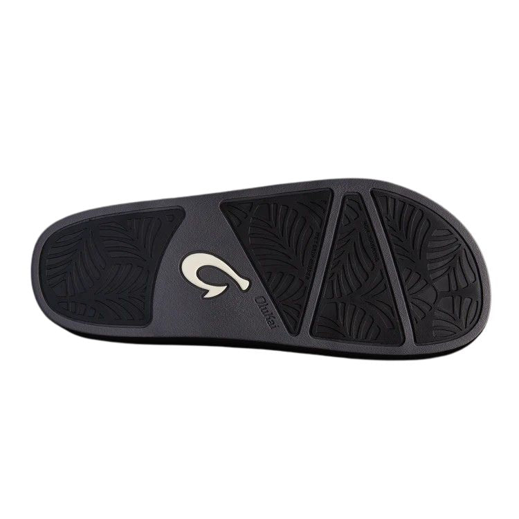 Olukai Hila Women's Puffy Slide Sandals  - Black