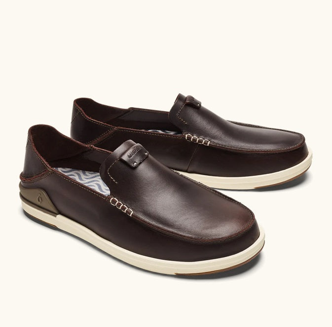 Olukai Kakaha Slip-On Shoes - Dark Java Brown