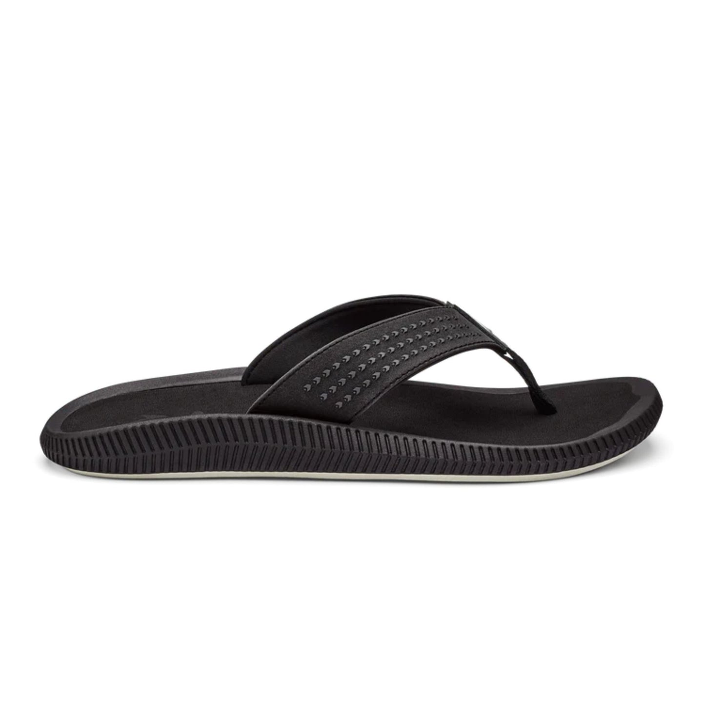 Olukai Ulele Men's Beach Sandals  - BLACK