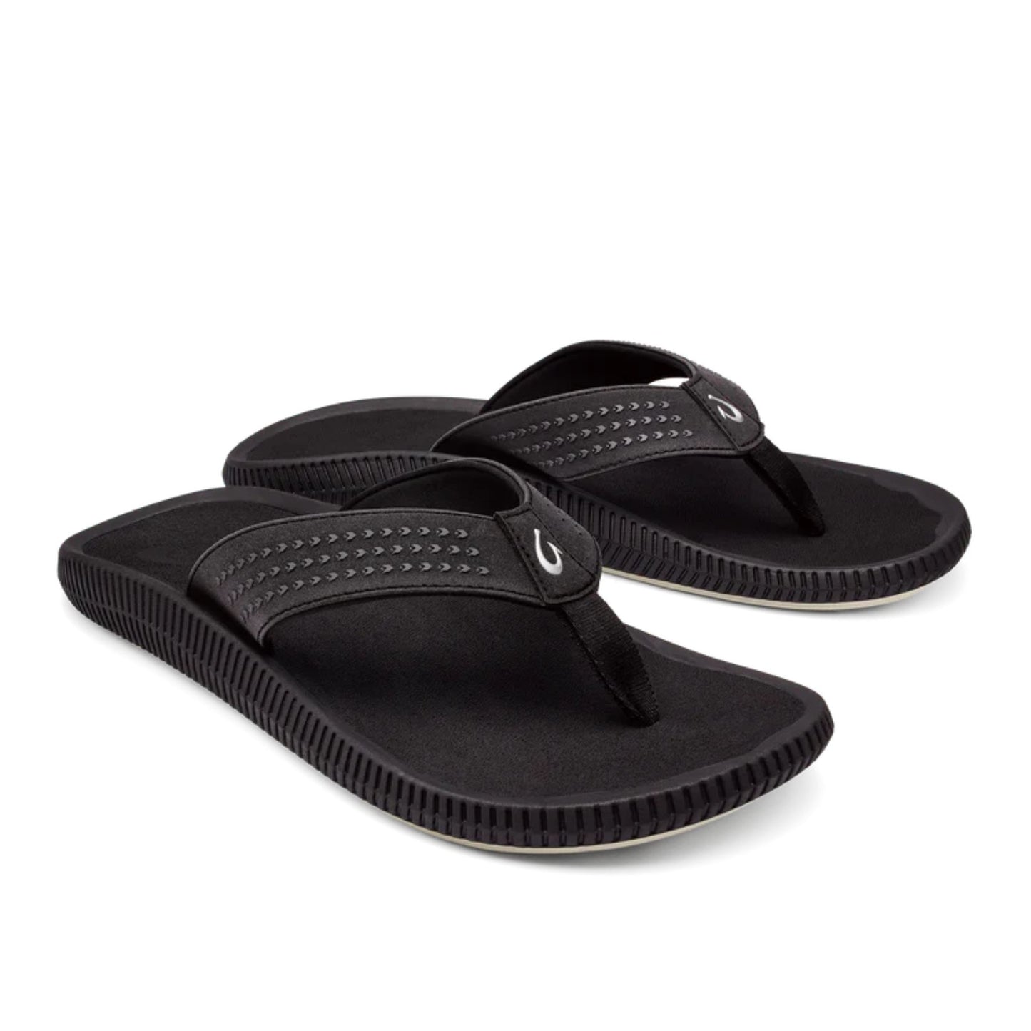 Olukai Ulele Men's Beach Sandals  - BLACK