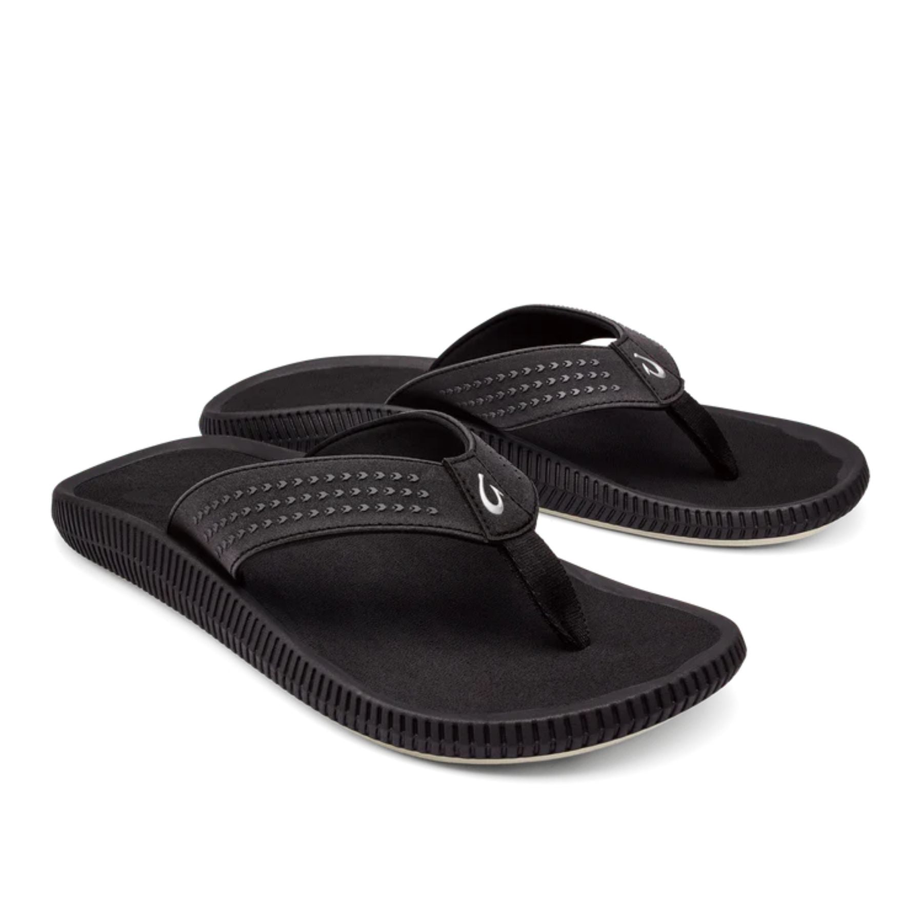 Olukai Ulele Men's Beach Sandals  - BLACK