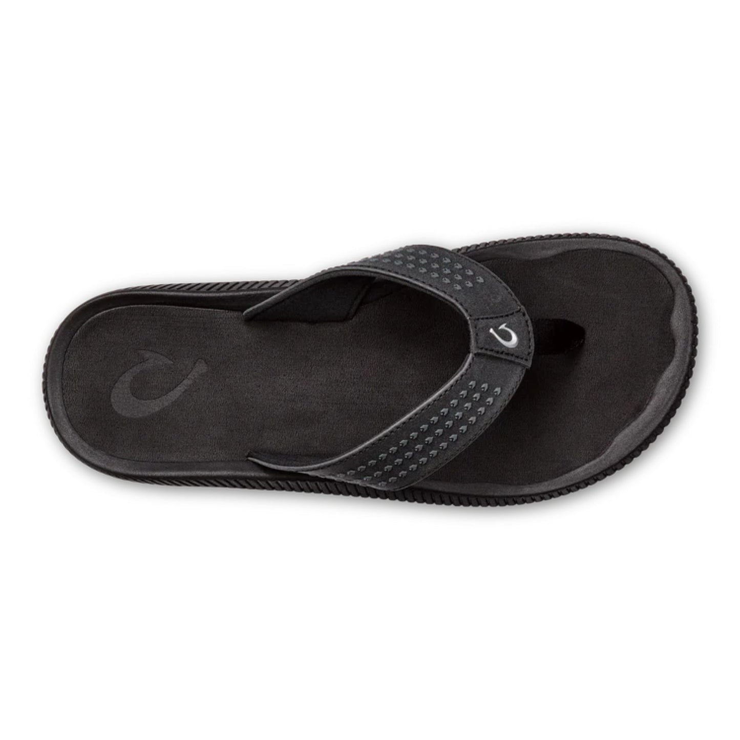 Olukai Ulele Men's Beach Sandals  - BLACK