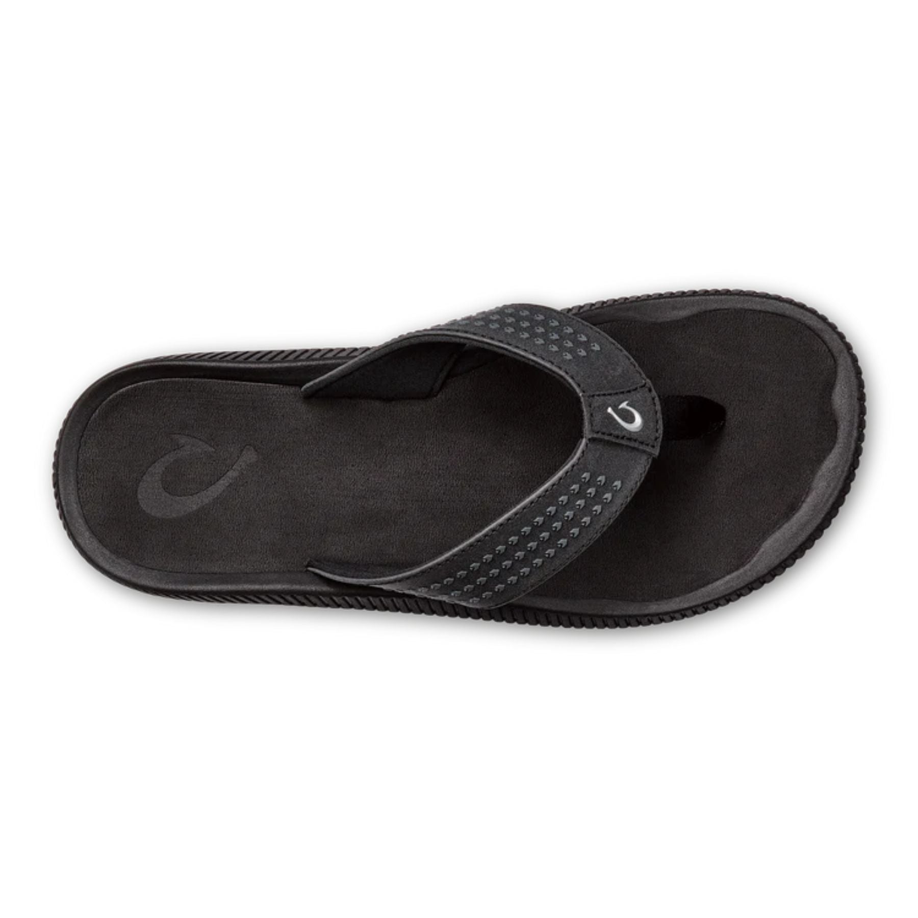 Olukai Ulele Men's Beach Sandals  - BLACK