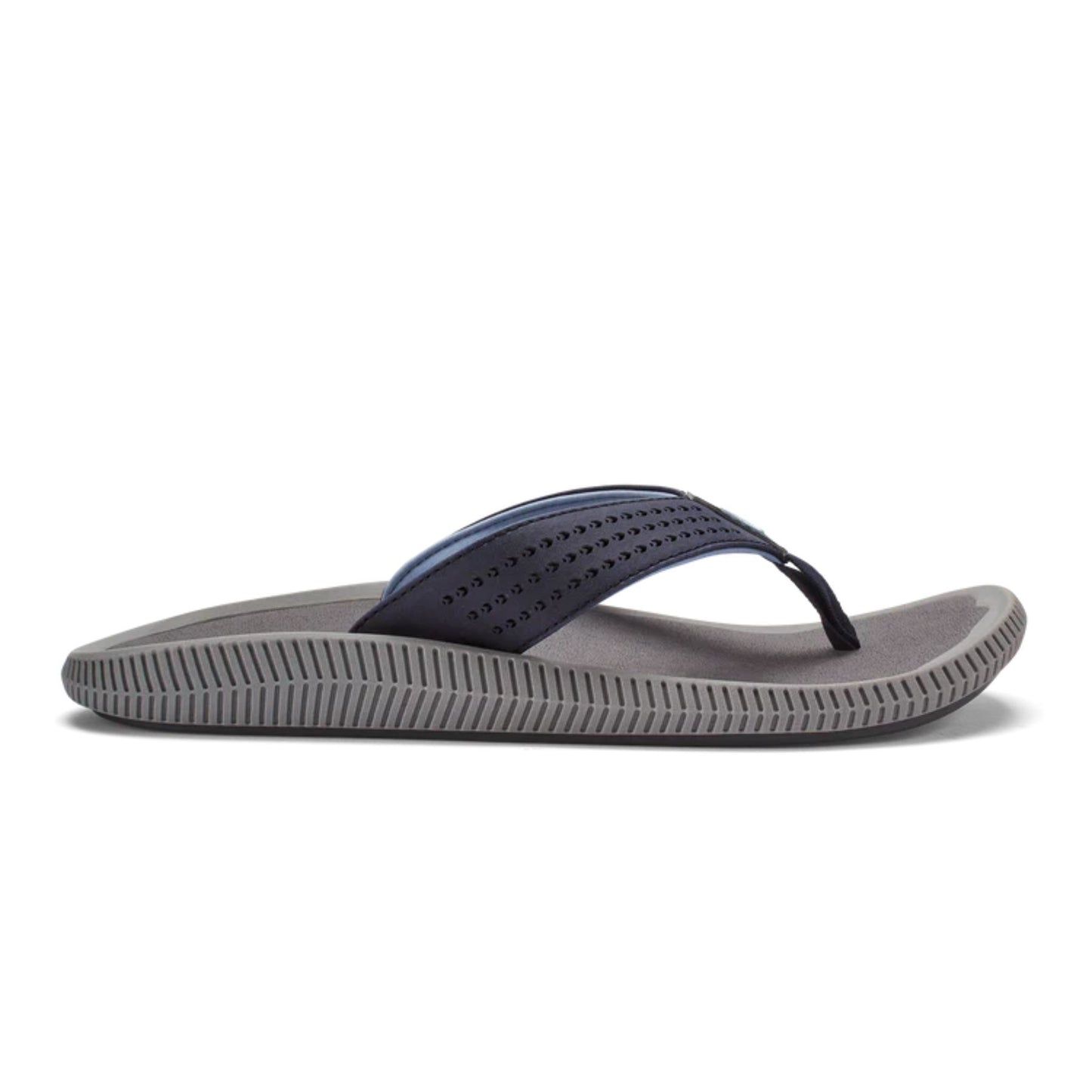 Olukai Ulele Men's Beach Sandals  - Blue Depths / Charcoal