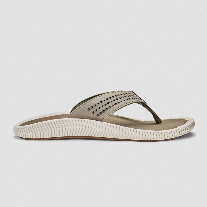 Olukai Ulele Men's Beach Sandals  - CLAY