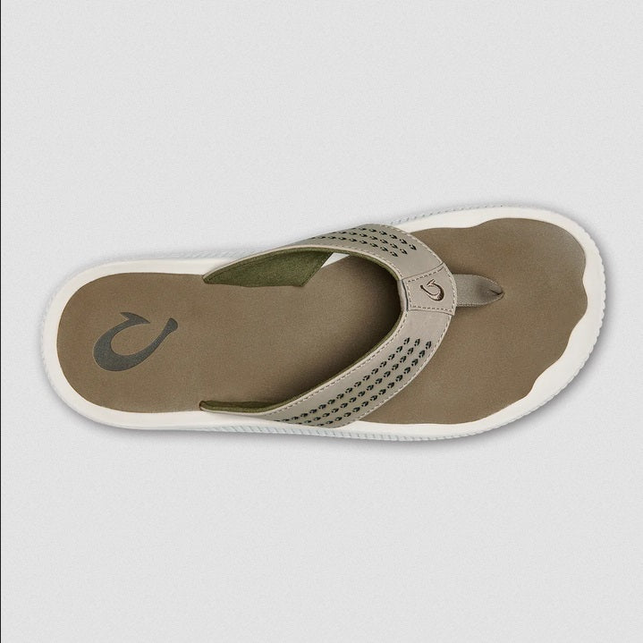 Olukai Ulele Men's Beach Sandals  - CLAY