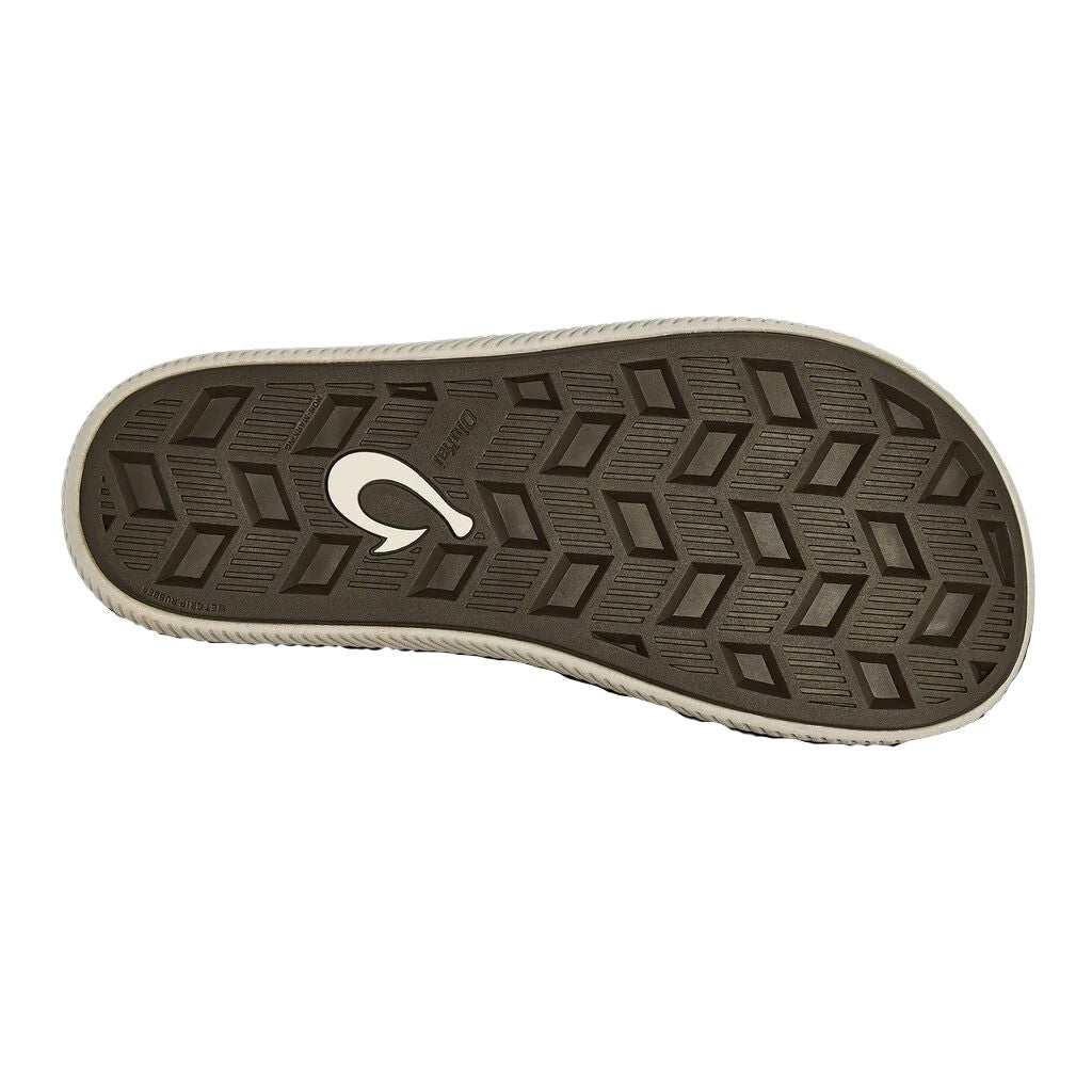 Olukai Ulele Men's Beach Sandals  - Dark Wood Brown
