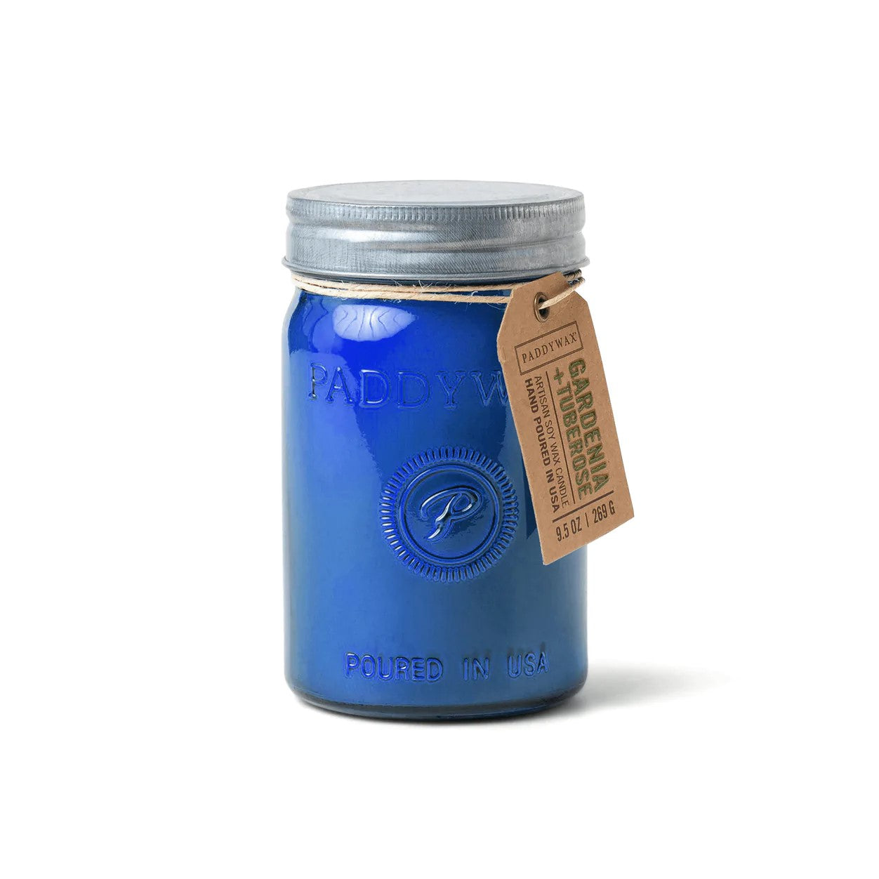 Paddywax Relish Jar Gardenia & Tuberose 9.5oz Candle 