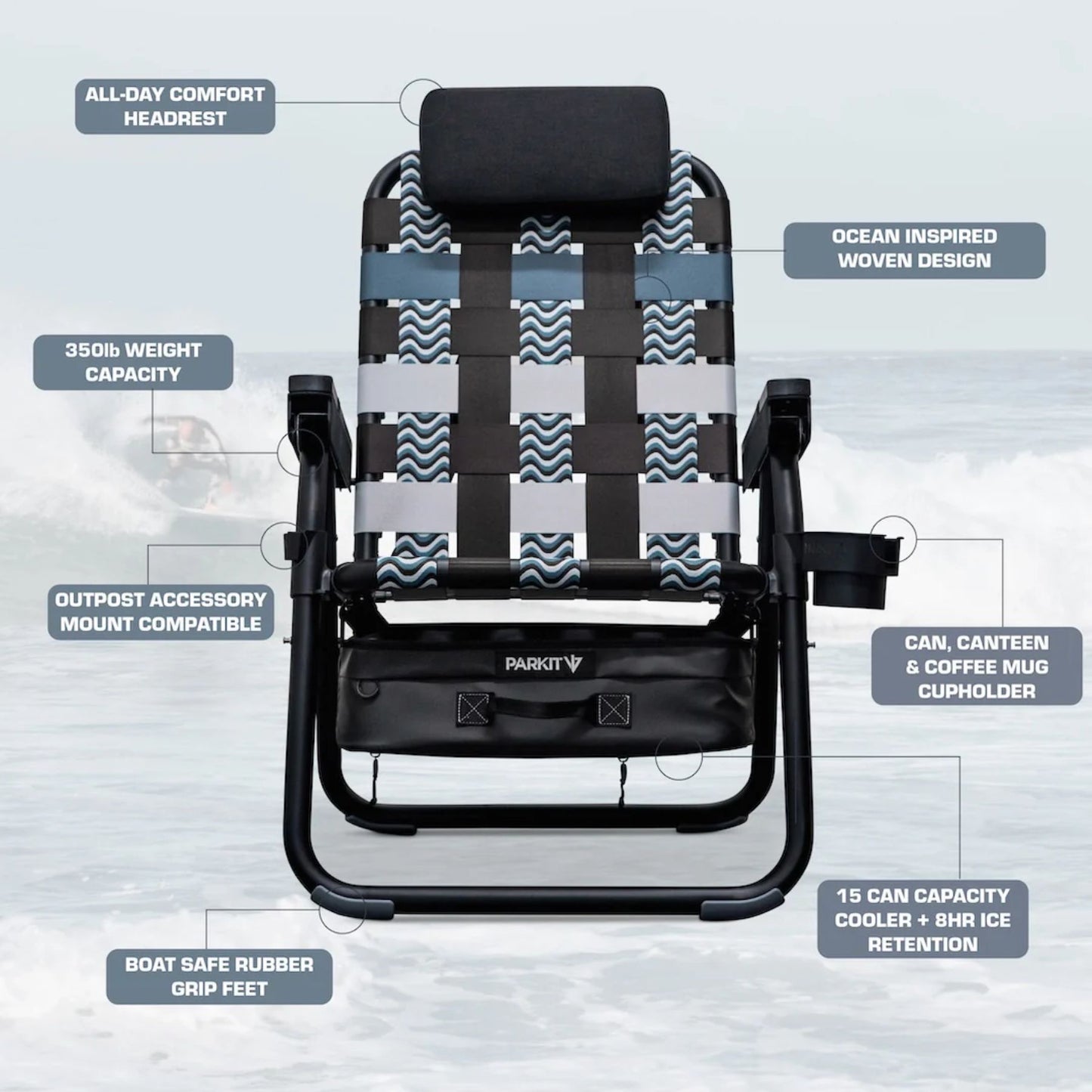 Parkit Eclipse Recliner Chair - Undertow