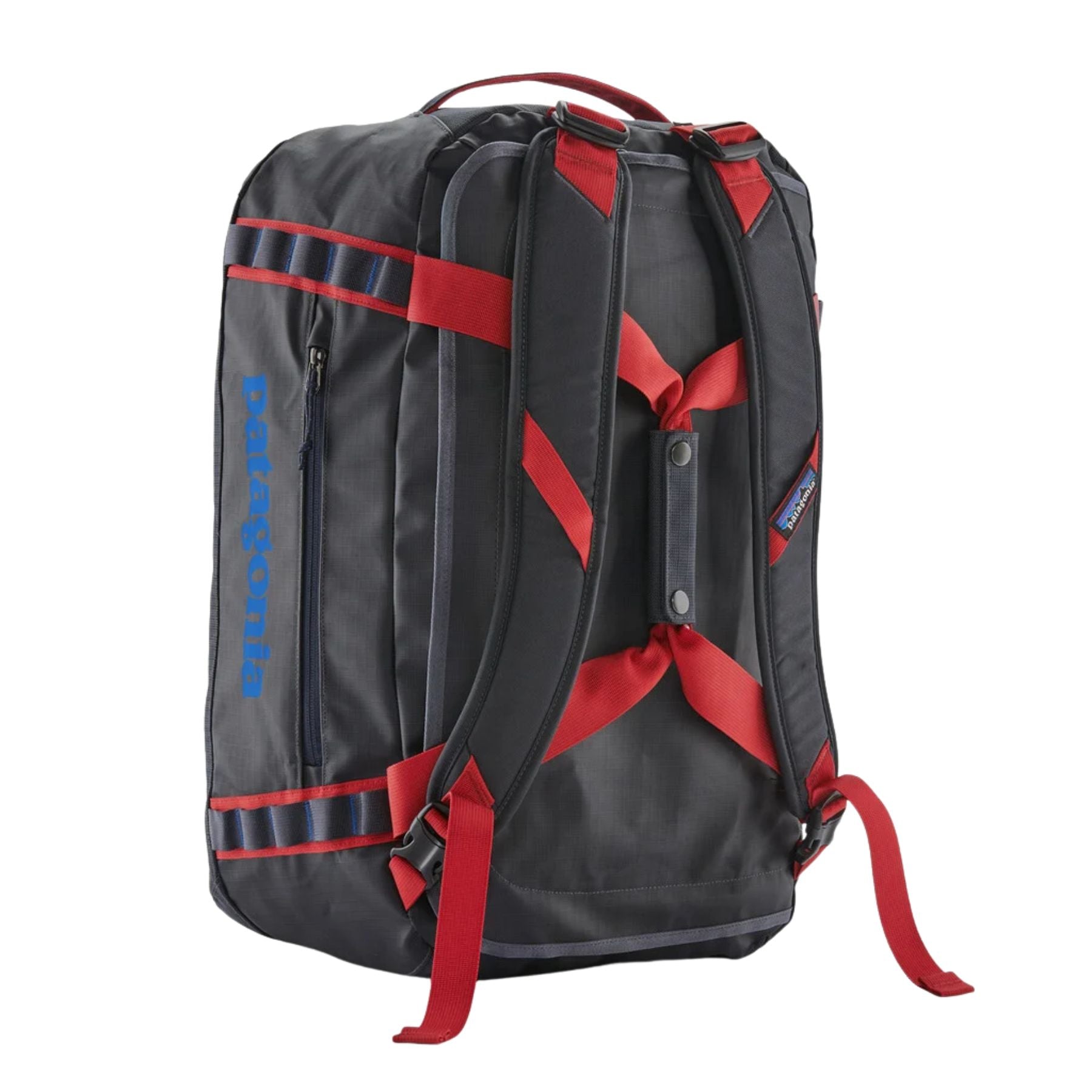 Patagonia Black Hole Duffel 40L - Smolder Blue w/ Amanita Red