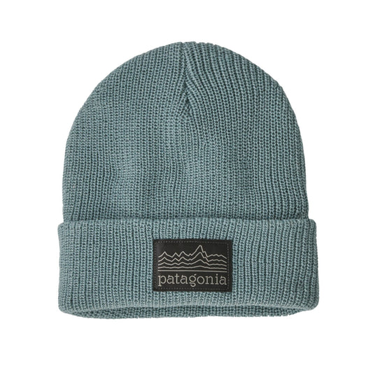 Patagonia Kids' Logo Beanie - Strata Stencil: Thermal Blue