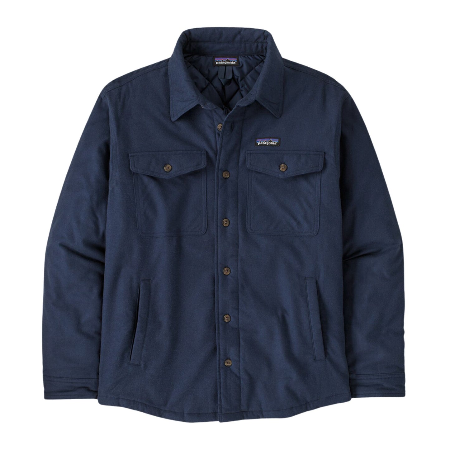 Patagonia Lightweight Insulated Fjord Flannel Shirt - New Navy