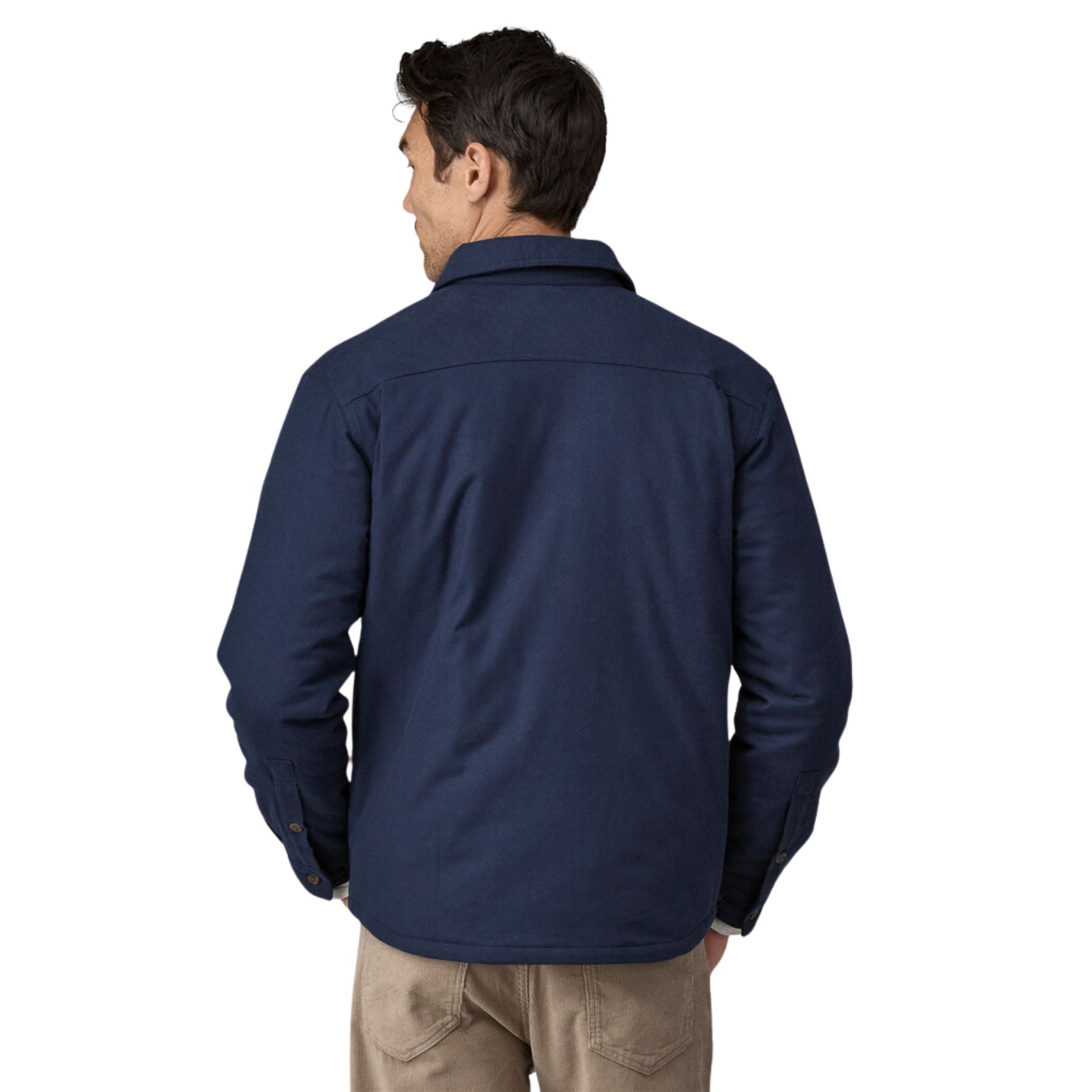 Patagonia Lightweight Insulated Fjord Flannel Shirt - New Navy