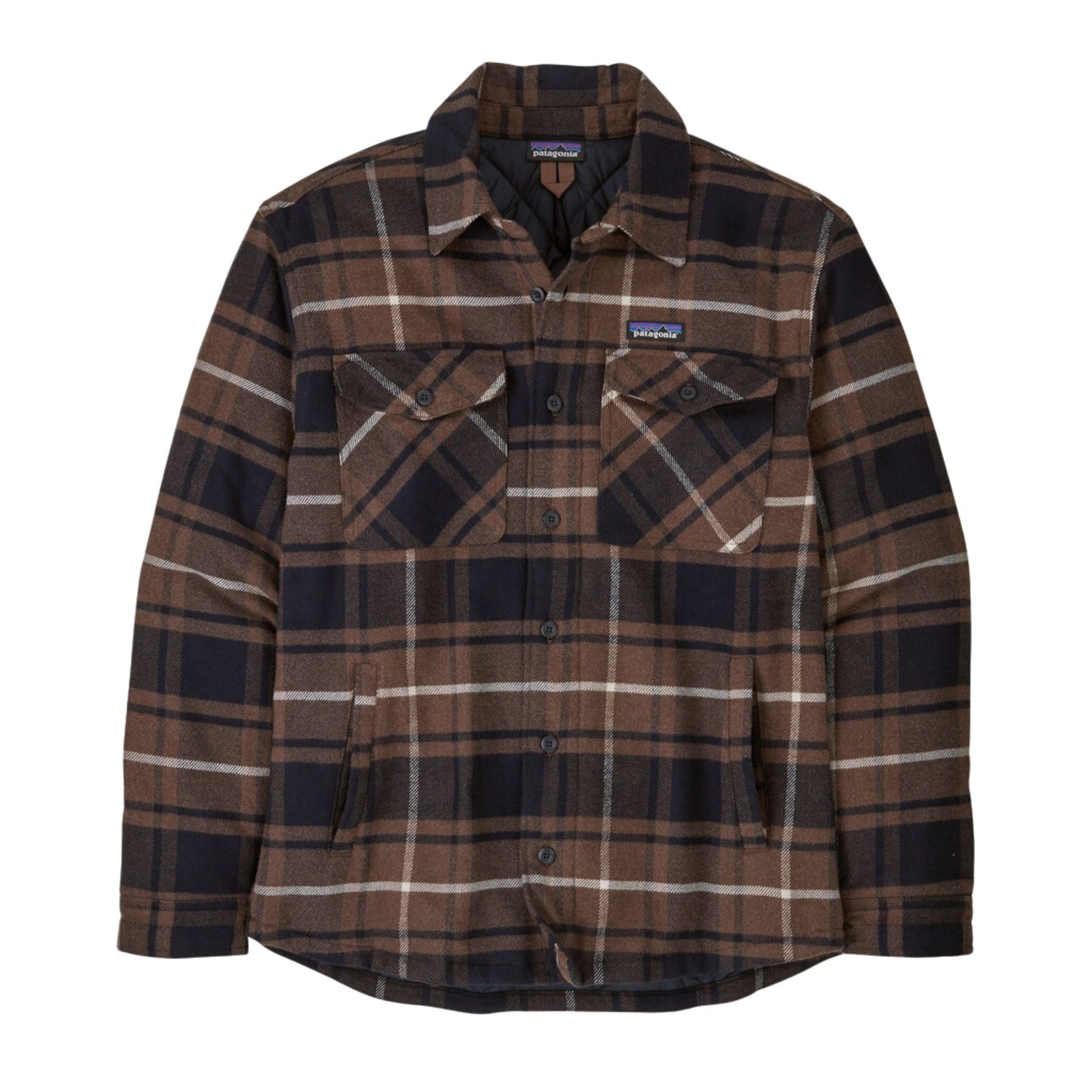 Patagonia Lightweight Insulated Fjord Flannel Shirt - Outdoor: Molasses Brown