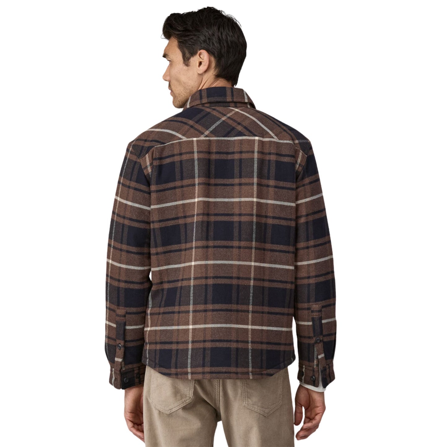 Patagonia Lightweight Insulated Fjord Flannel Shirt - Outdoor: Molasses Brown