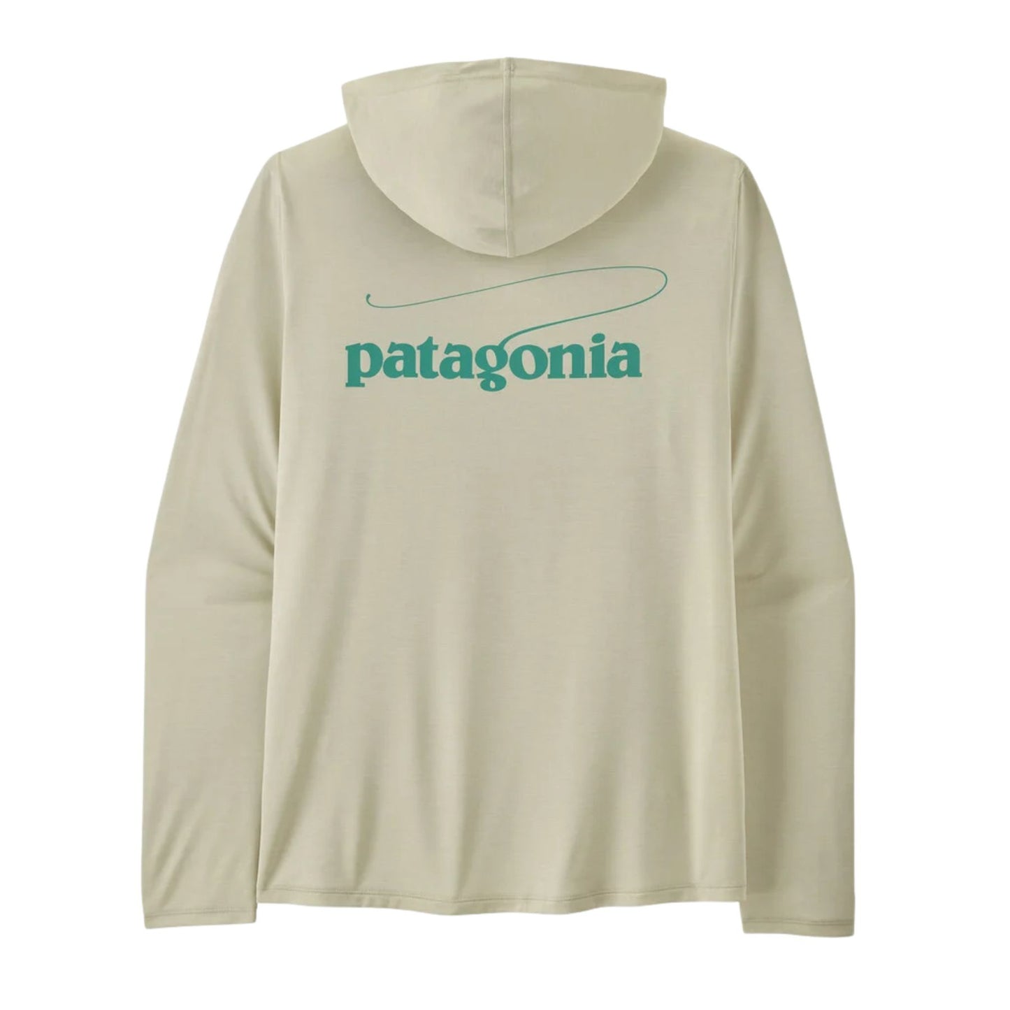 Patagonia Men's Capilene Cool Daily Hoody - Casting Logo - Dyno White