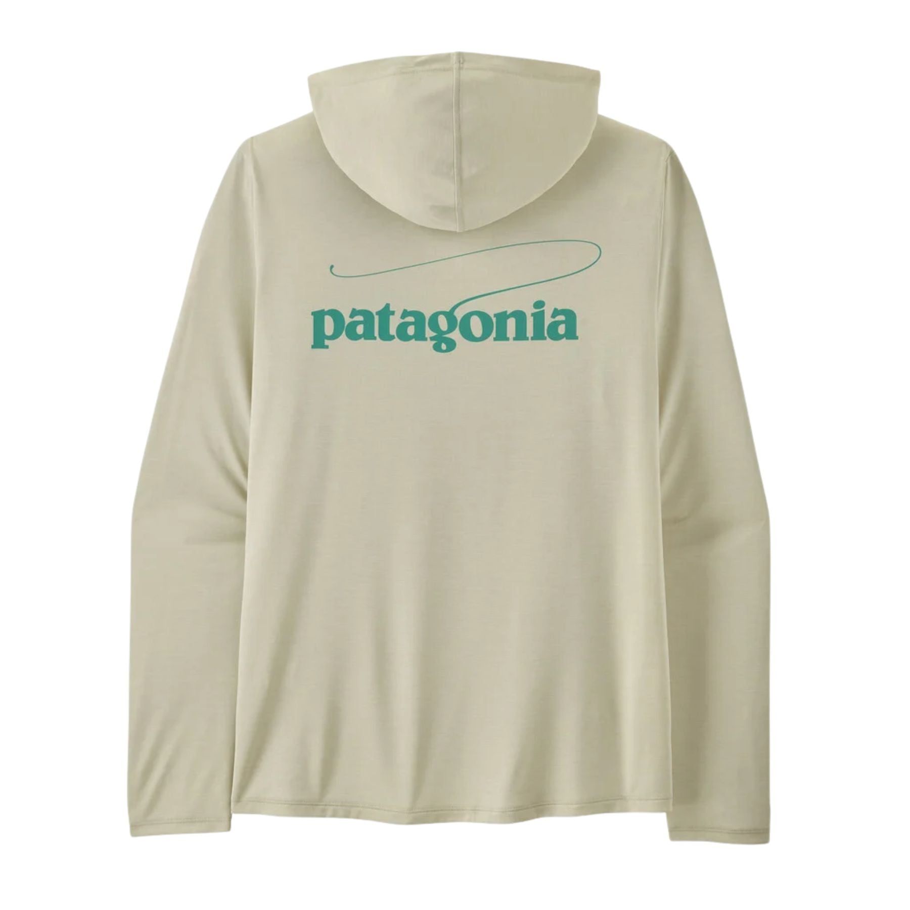 Patagonia Men's Capilene Cool Daily Hoody - Casting Logo - Dyno White