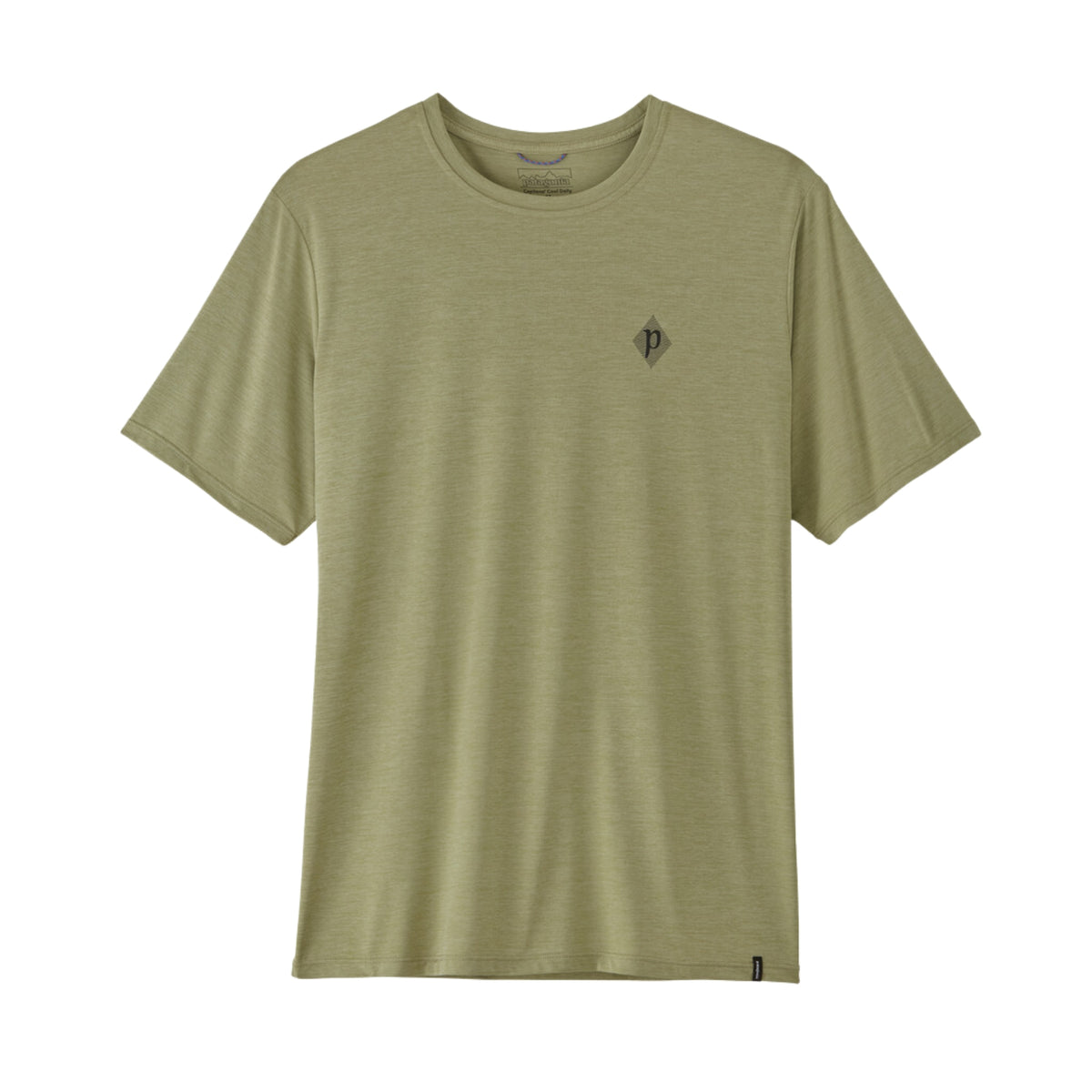 Patagonia Men's Capilene Cool Daily Shirt - Hut Tripper - Gumtree Green: Light Gumtree Green X-Dye